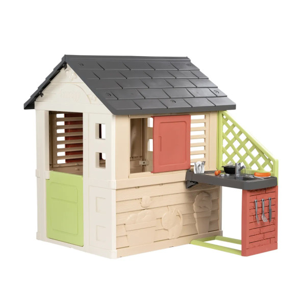 Casetta smoby natura con cucina eco – 2+